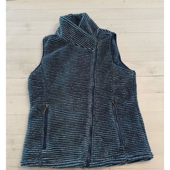 Mountain Khakis Jackets & Blazers - Mountain Khakis Fleece Vest Full Zip Pockets Polyester blue women's‎ small